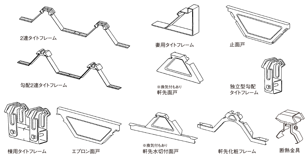 はぜ嵌合折板HK-500｜屋根製品｜帯広鋼板株式会社 - 屋根・壁・自然 